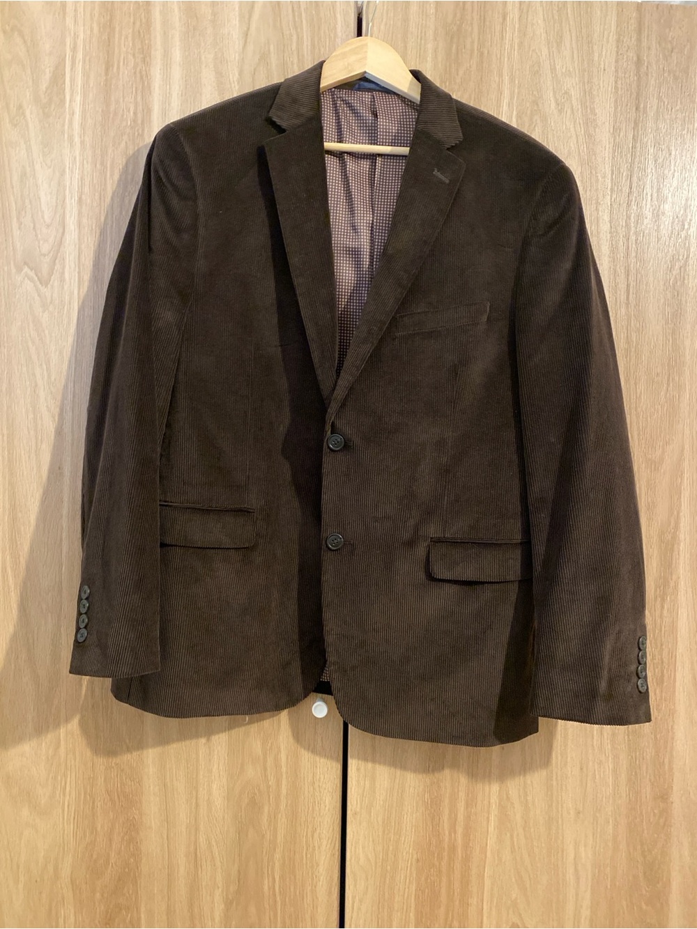 Men's Brown Corduroy Blazer